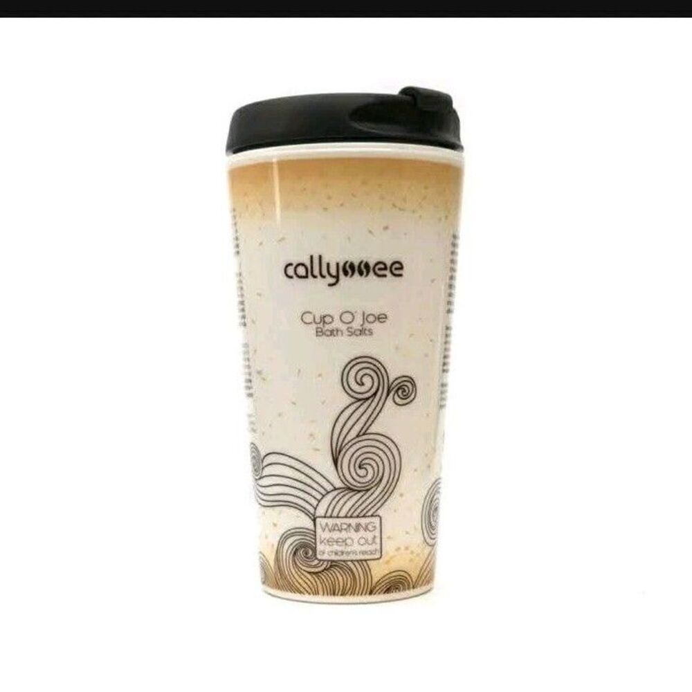 Callyssee Cup O' Joe Bath Salts 20oz Coffee Scent All Natural Aloe Vera Coffee